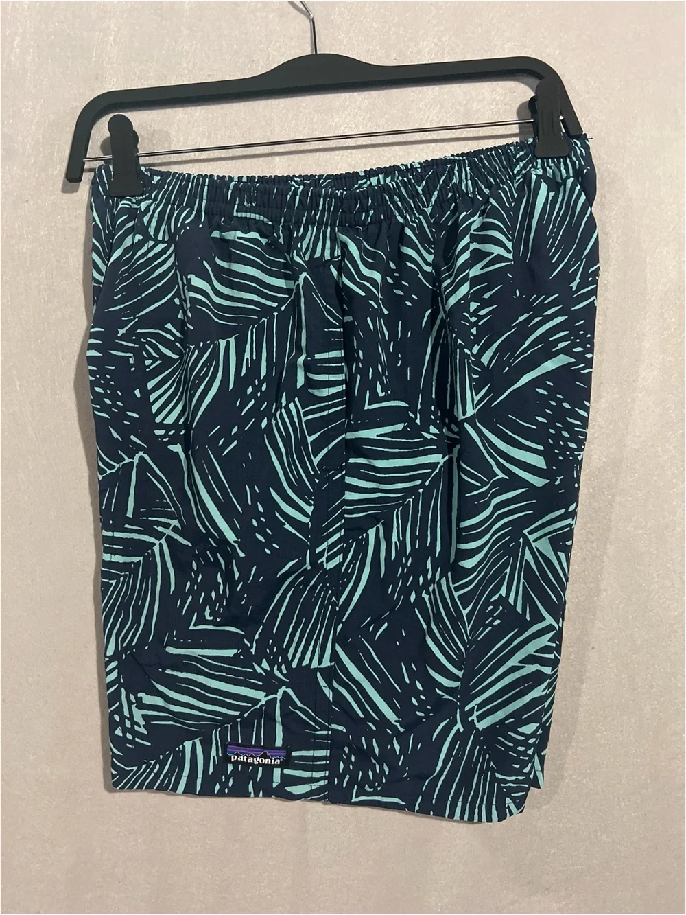 Patagonia Baggie’s 6” Shorts Men’s Medium Blue Pattern Swim Trunks